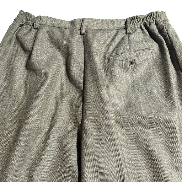 Rafaella Pleated Pants Women’s Size 16 Woolmark 100% Pure New Wool Worsted NWT - Picture 8 of 12